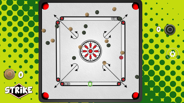 Billard Indien / Billard carrom renforcé - Ultra résistant