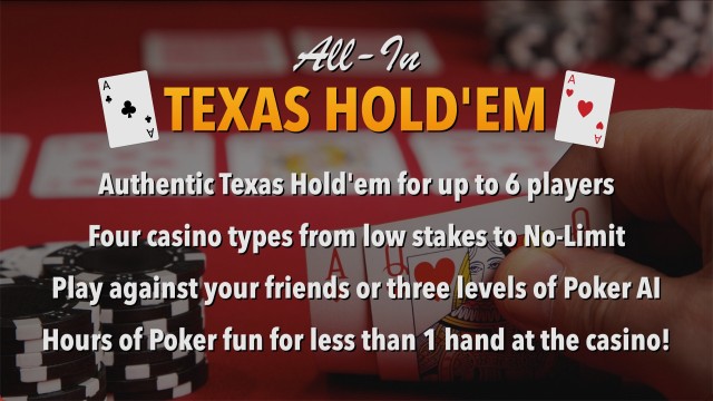 Play Texas Hold'em Poker Games Online